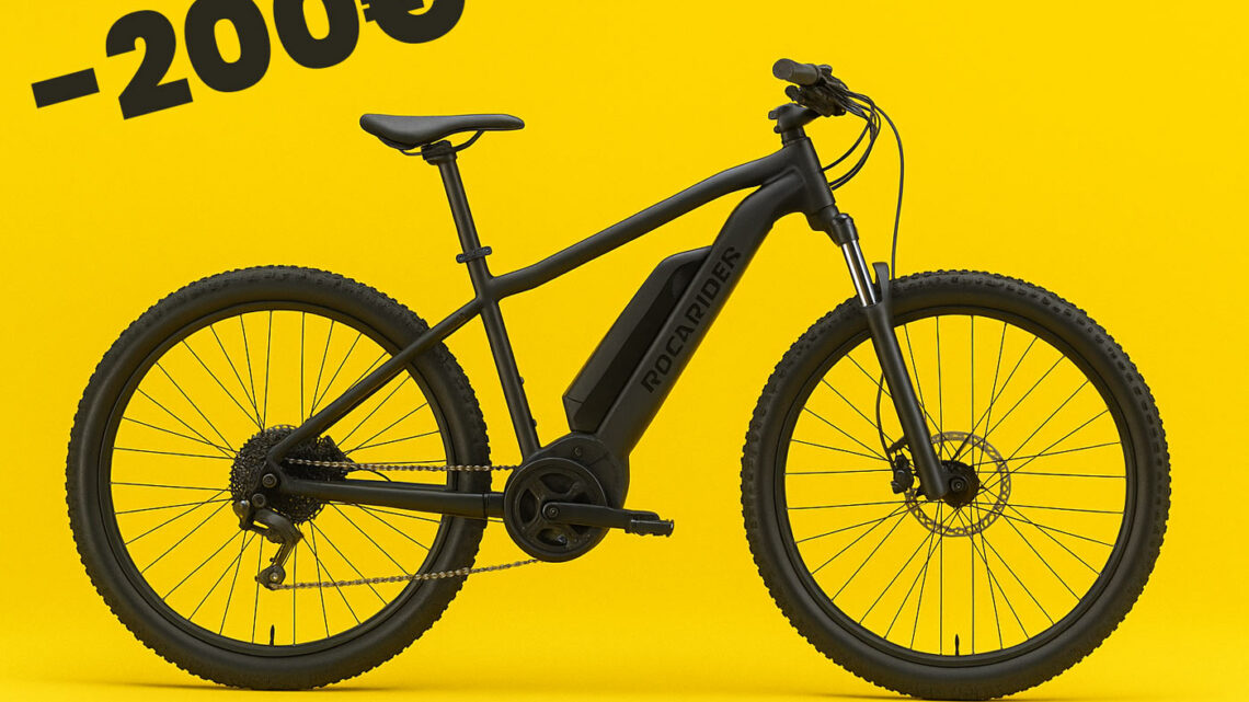 Decathlon casse les prix : 200 € de réduction sur son VTT électrique Rockrider E-ST 100 jusqu’au mi-septembre