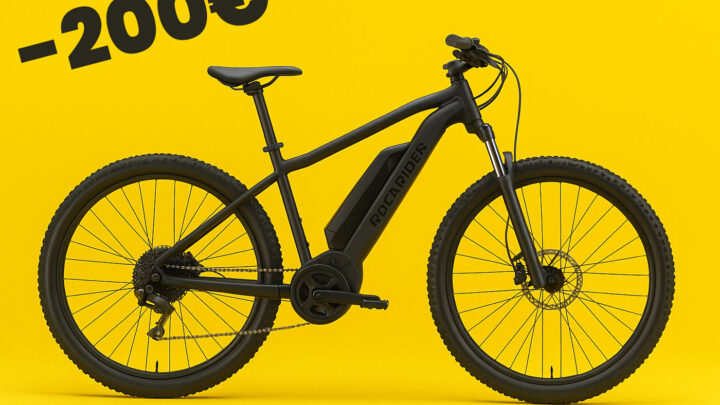 Decathlon casse les prix : 200 € de réduction sur son VTT électrique Rockrider E-ST 100 jusqu’au mi-septembre